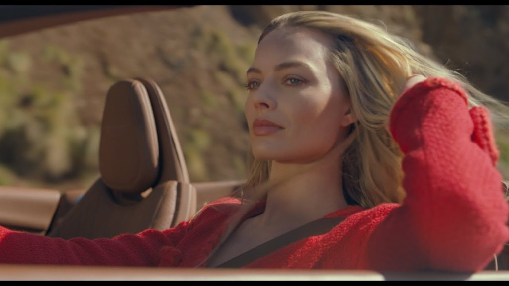 Margot Robbie in the CHANEL N°5 film See You at 5 by Luca Guadagnino